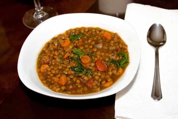 Recette Soupe de lentilles au cookeo