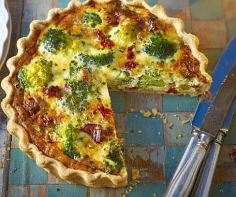 Recette Tarte moelleuse au camembert et brocoli Thermomix