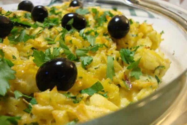 Bacalhau a bras facile au cookeo