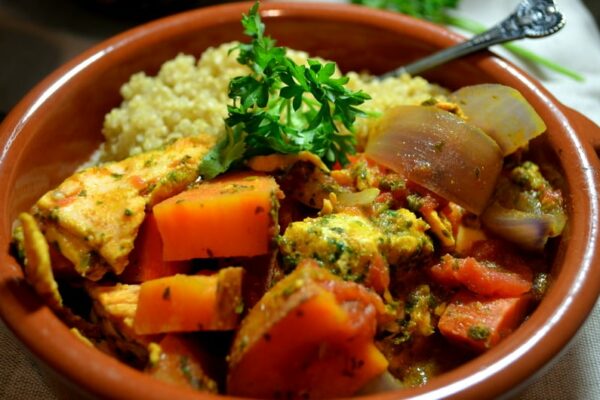 Recette Tajine de saumon au cookeo