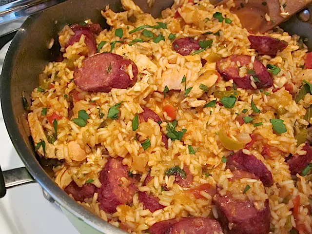 Risotto ou Jambalaya Chorizo et Poulet cookeo