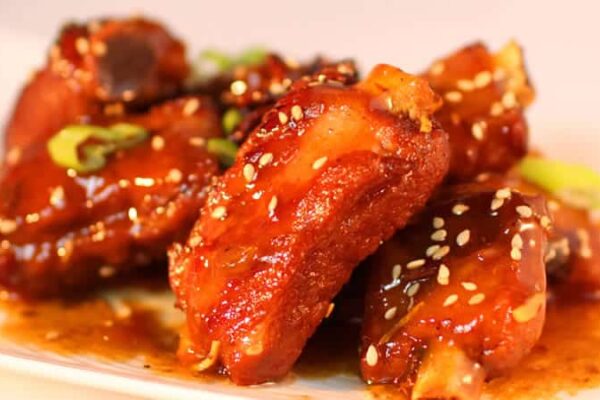 Travers de porc aigre doux au cookeo