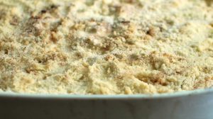 Crumble aux courgettes fromage et herbes thermomix