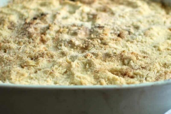 Crumble aux courgettes fromage et herbes thermomix