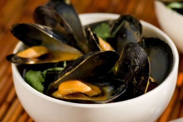 Moules à la sauce à la menthe au thermomix
