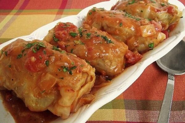 Choux farcis à la viande hachée avec thermomix