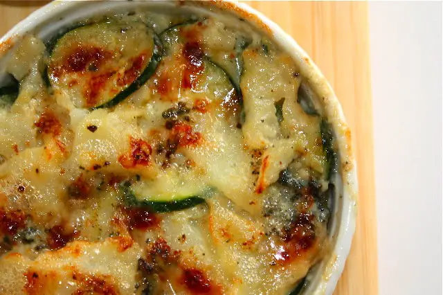 Gratin pomme de terre et courgettes au thermomix