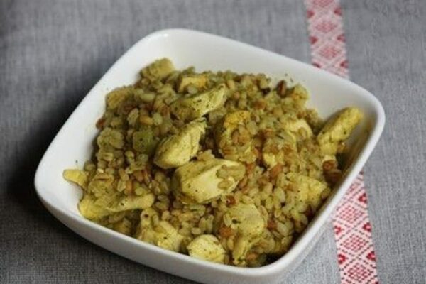 Poulet et Ebly au boursin avec cookeo