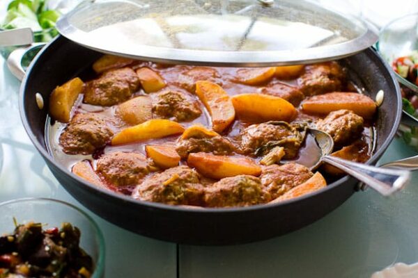 Boulettes de viande sauce tomate et pommes de terre au thermomix