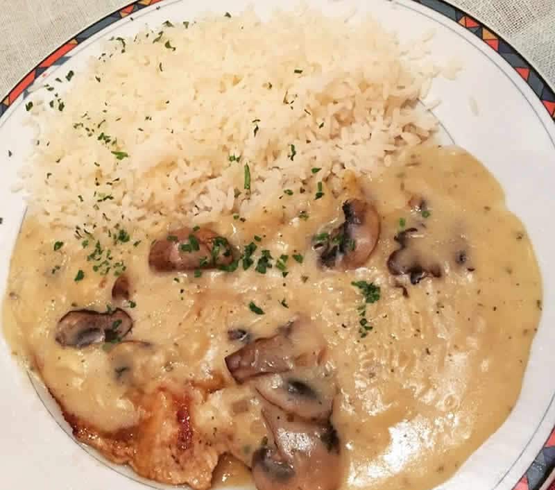 Escalope De Dinde A La Creme Au Thermomix Recette Facile