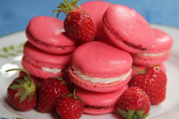 Macaron fraise au thermomix