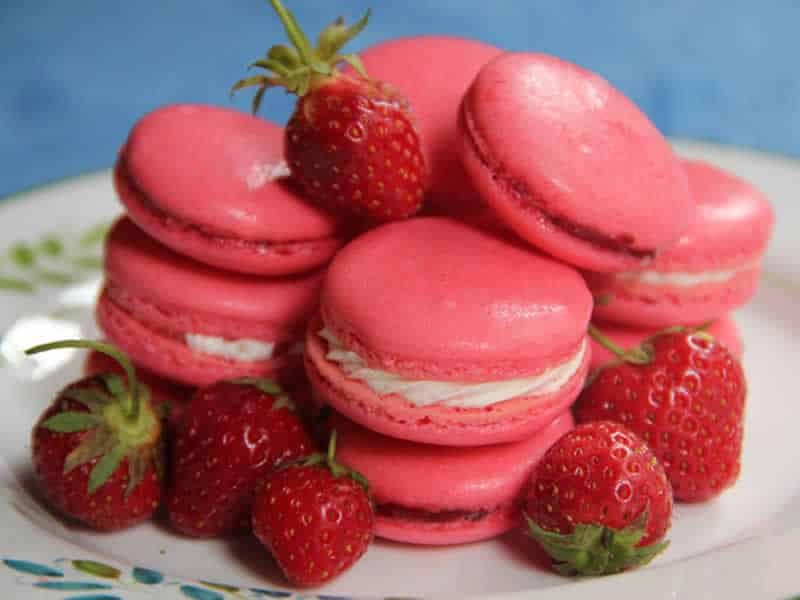 Macaron fraise au thermomix