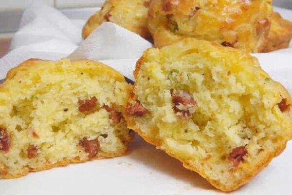 Muffins salé lardon au thermomix