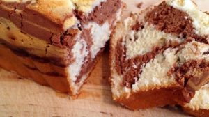 Cake marbre moelleux au chocolat facile avec thermomix