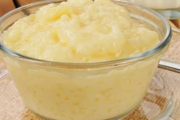 Crème dessert aux poires avec thermomix