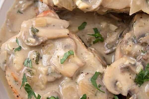 Filet mignon de porc sauce champignons au thermomix