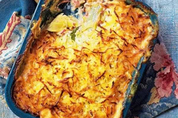 Gratin de poireau au jambon avec thermomix