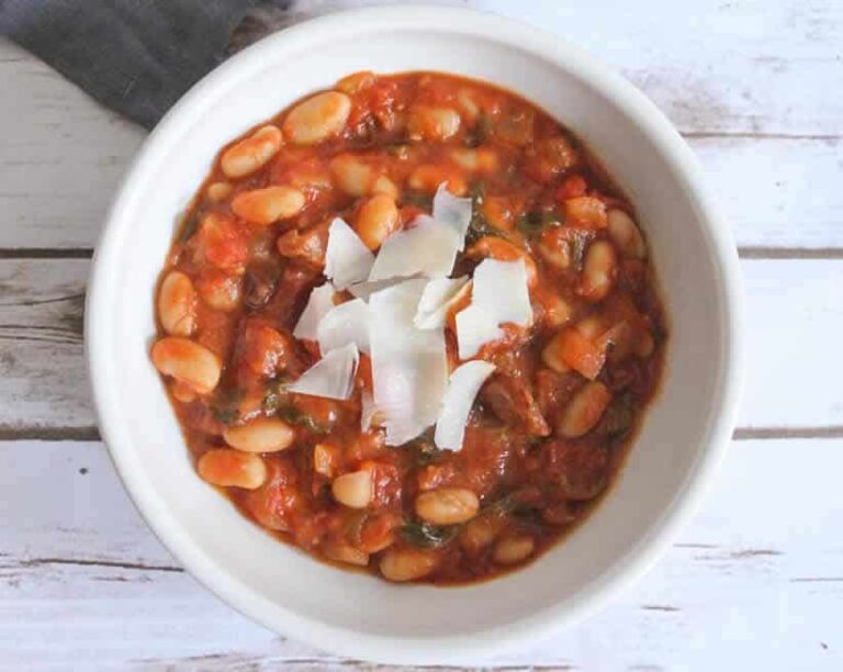 Ragoûts de haricots blancs au tomate avec thermomix