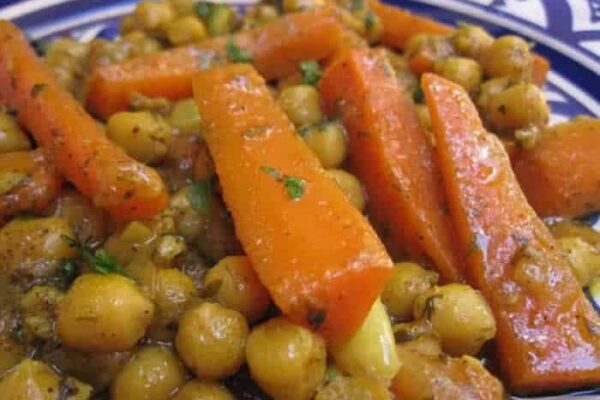 Tajine de carottes et pois chiches au thermomix