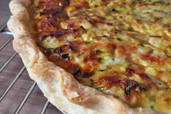 Tarte thon et courgettes au thermomix