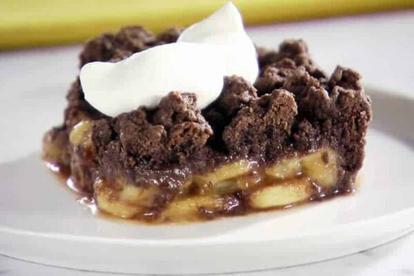 Crumble chocolat bananes au Thermomix