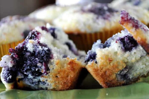 Muffins légers aux myrtilles avec thermomix