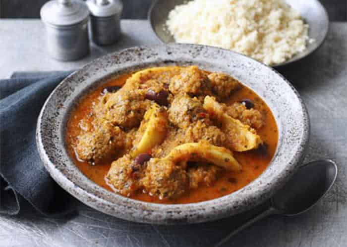 Tajine aux boulettes de viande avec thermomix