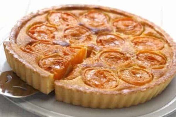 Tarte aux abricots amandine avec thermomix