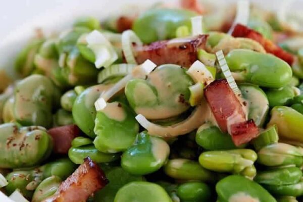 Fèves aux lardons facile avec thermomix