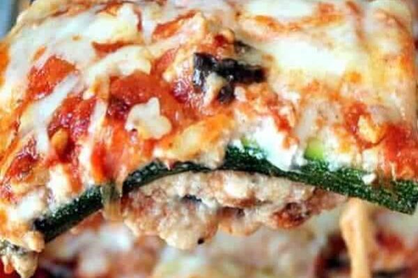 Lasagnes courgettes tomate poulet recette WW