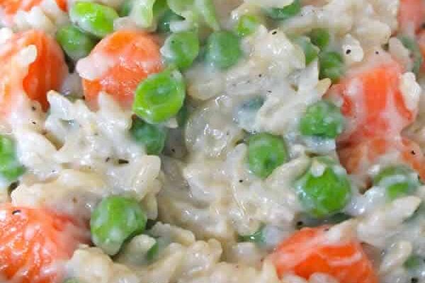 Risotto petits pois et carottes au thermomix