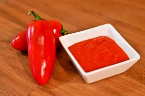 Sauce chili maison au thermomix