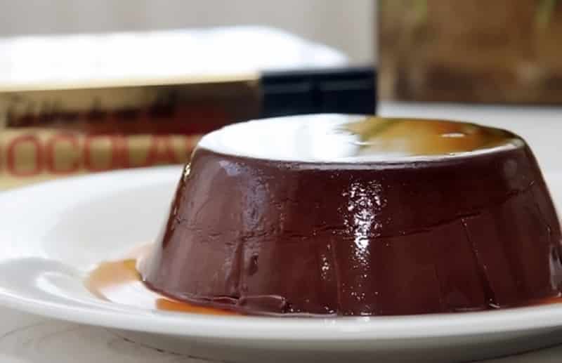 Flan au chocolat recette WW au thermomix