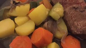 Roosbeef et ses légumes au Cookeo