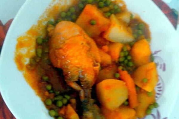 Tajine de poulet facile au thermomix