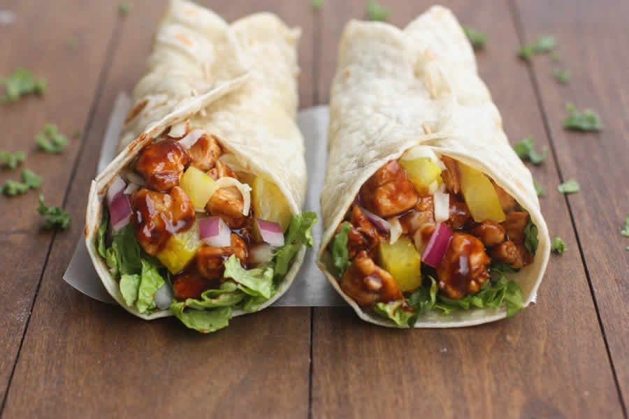 Wrap ou tortilla au poulet