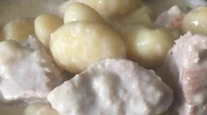 Filet mignon sauce maroilles et gnocchis au Cookeo