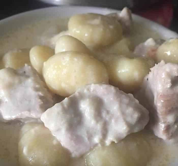 Filet mignon sauce maroilles et gnocchis au Cookeo