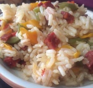 Risotto poivron chorizo au Cookeo - Recette Cookeo