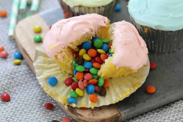 Cupcakes surprise au M&M avec thermomix