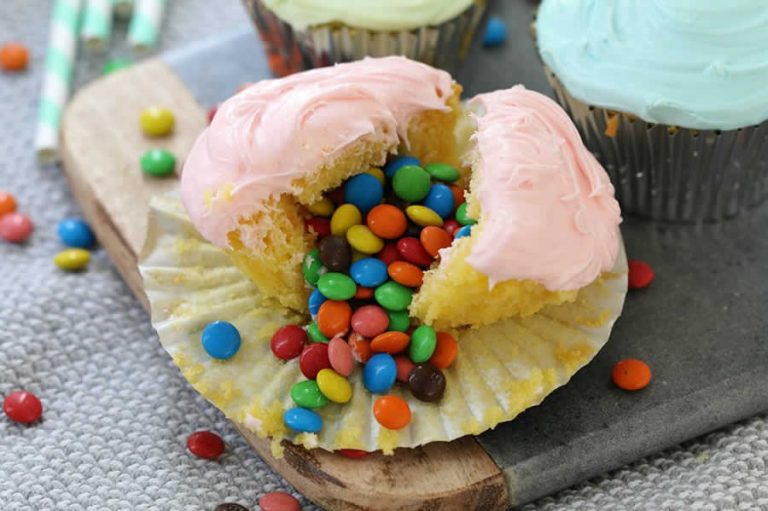Cupcakes surprise au M&M avec thermomix