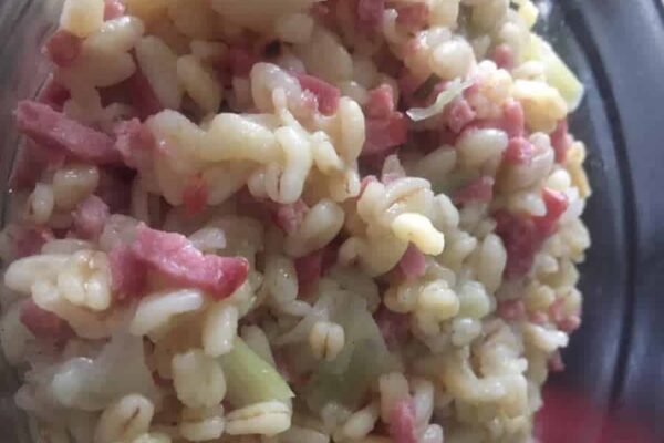 Ebly aux poireaux et bacon au Cookeo