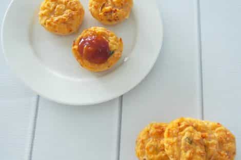 Muffins aux tomates et jambon avec thermomix