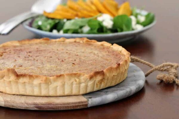 Tarte champignons et lardons au thermomix