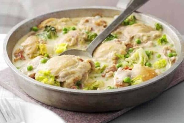Blancs de poulet aux petits pois avec thermomix
