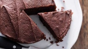 Gâteau moelleux chocolat sans oeufs au thermomix
