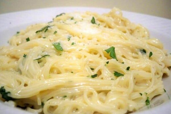 Pates creme au parmesan avec theromix