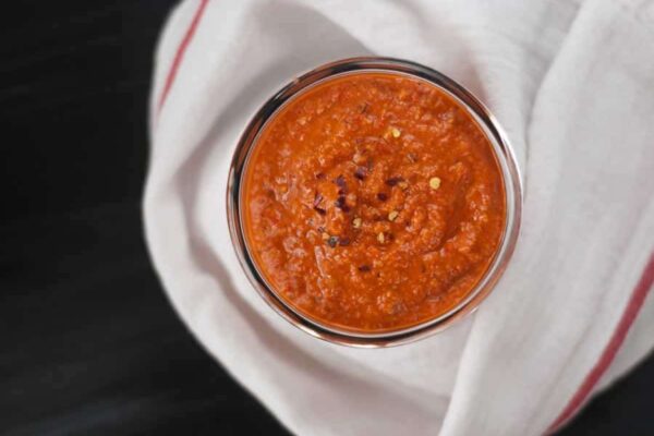 Pesto de poivrons rouges au thermomix