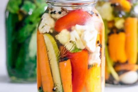 Pickles de légumes au thermomix