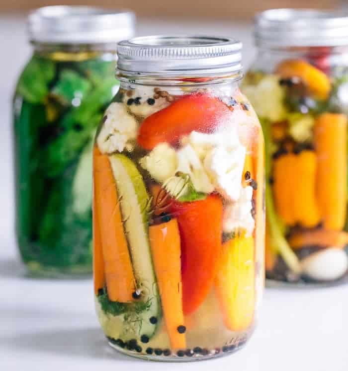 Pickles de légumes au thermomix